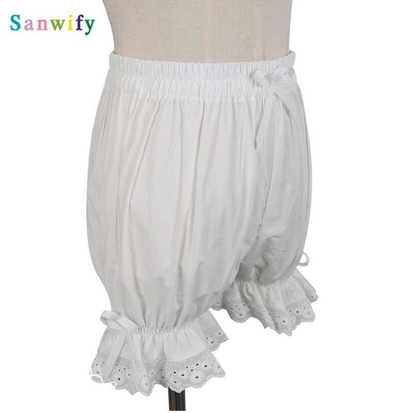 

sweet cotton shorts/bloomers lace women's shorts, White;black