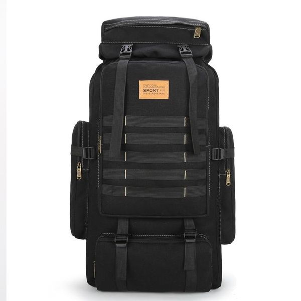 

duffel bags durable canvas men travel backpack large capacity outdoor camping mountaineering bag short-distance luggage sports