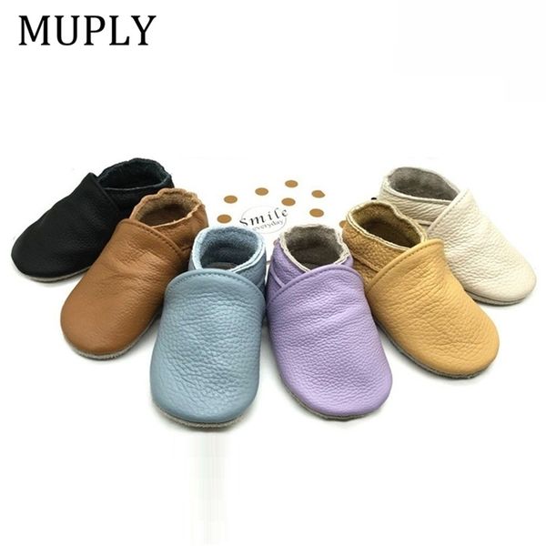 

summer infant toddler baby genuine leather moccasins shoes first walker soft sole crib boy 210326