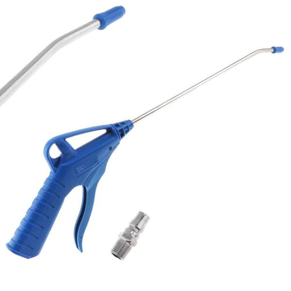 

professional spray guns tl-ad-8-1 18 inch blue plastic handle pneumatic blowing dust gun with long nozzle and press type switch for washing