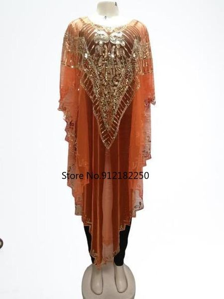 

ethnic clothing african women's dress sequins fashion a coat, Red