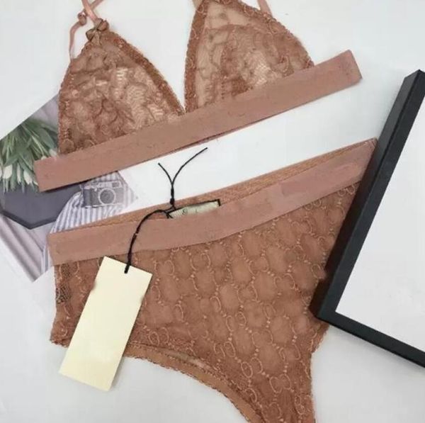 

luxury jacquard women bra set sleepwear classic letter embroidery lady lingeries bras christmas day gift for girls underwear, Black;red