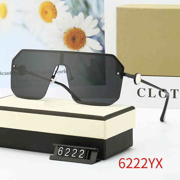 

new men's polarizing sunglasses frameless driving conjoined 6222 glasses_outletllpt, White;black