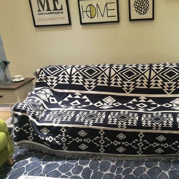 

blankets nordic style sofa towel cover cushion blanket geometric full