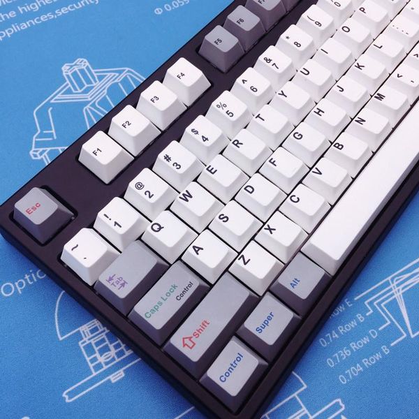 

retro keycap full kits dye sub novelties pbt mechanical keyboard cherry profile novelty mouse combos