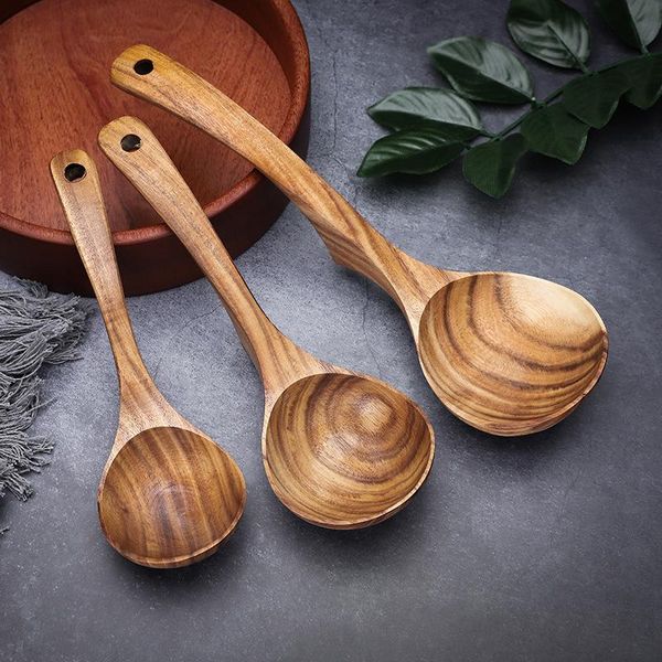 

spoons black walnut wood coffee dessert tea soup rice spoon home tableware set