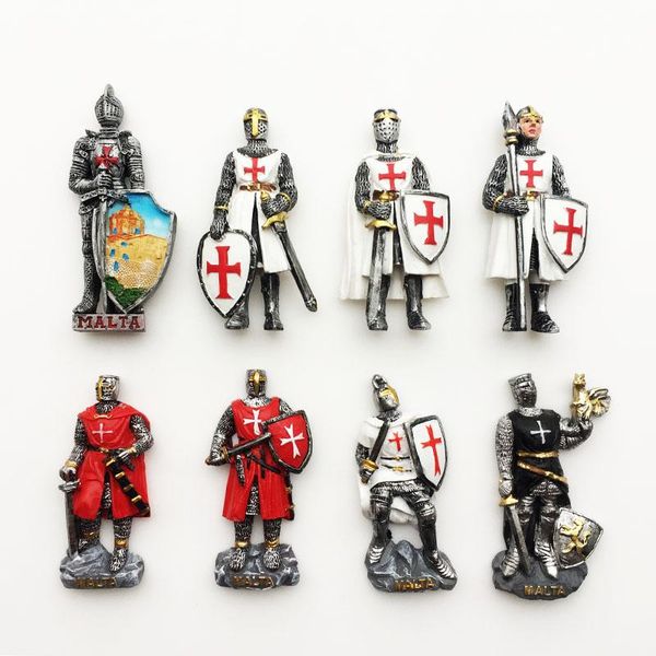 

fridge magnets malta spain scotland warrior portrait magnet for refrigerators 3d resin brugge samurai gift ideas decor souvenir