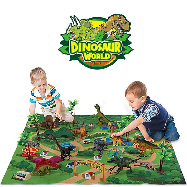 

children's simulation animal toy dinosaur world game carpet