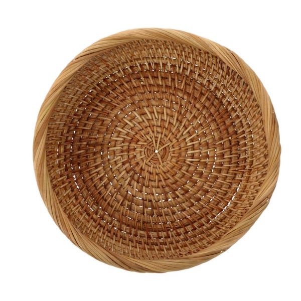 

storage baskets 1pc home rattan basket fruit bread container