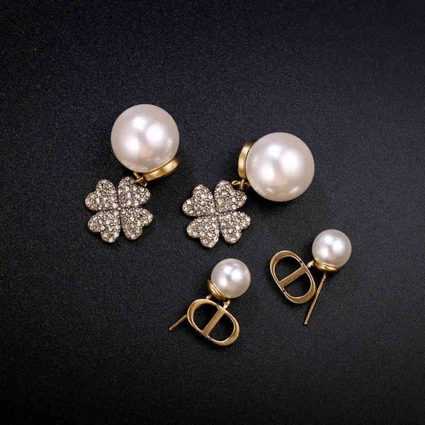 

factory specials new pearl earrings for women, Golden