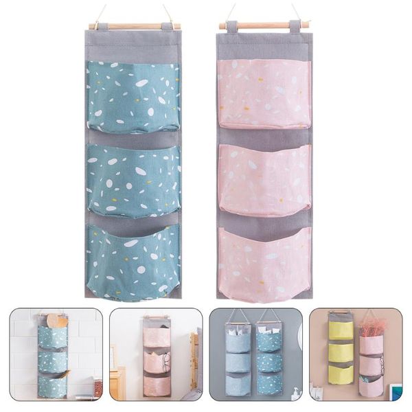 

storage bags 2pcs door back hanging office accessories for home
