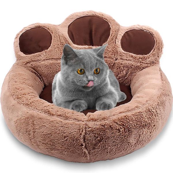 

cat beds & furniture pet bed house for cats sofa winter warm plush lounger panier cama para gato products