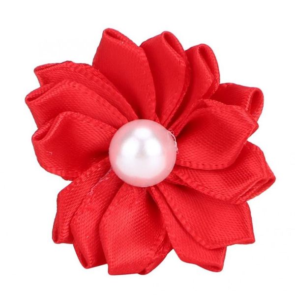 

dog apparel 30pcs pet products colorful hair bows with pearl decor for puppy small cats grooming accessories
