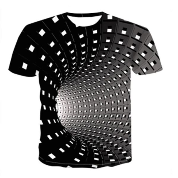 

men's t-shirts 3 d t-shirt 2021 3d print and women's hollow picture fashion sports breathabl, White;black