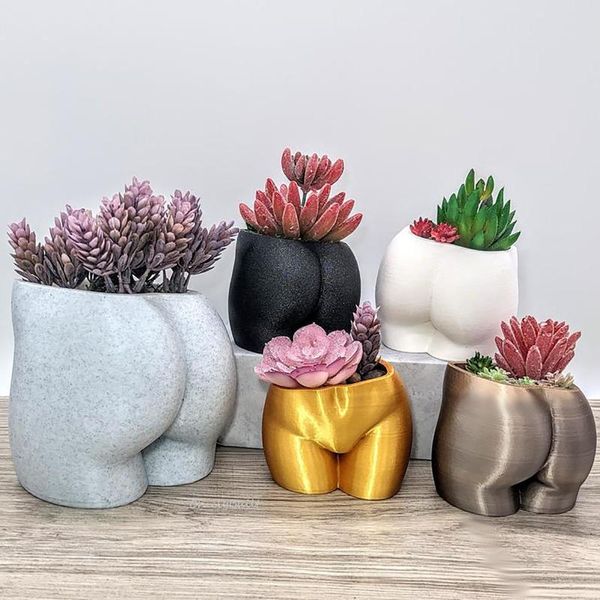 

vases nordic succulent cactus plant flower pot human face abstract vase head art home decoration ornaments garden decor dxuialoi