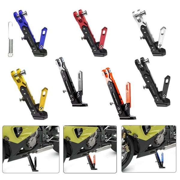 

pedals motorcycle accessories motor scooter modified tripod kick side frame bracket aluminum alloy adjustable stands