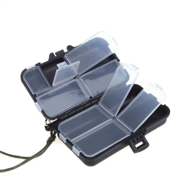 

plastic carp fishing tackle box lures bait storage case 9 compartment silicone shrimp pesca boxes accessories