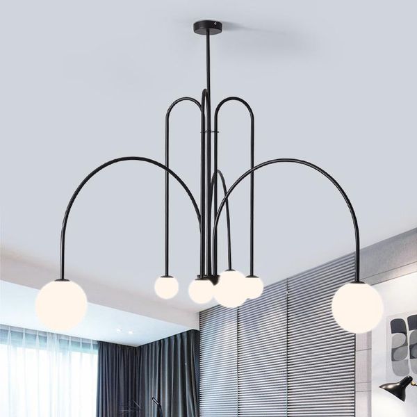 

chandeliers europe led crystal luminaria pendente chandelier lustre suspension nordic light wall moon lamp hang retro dining rooom