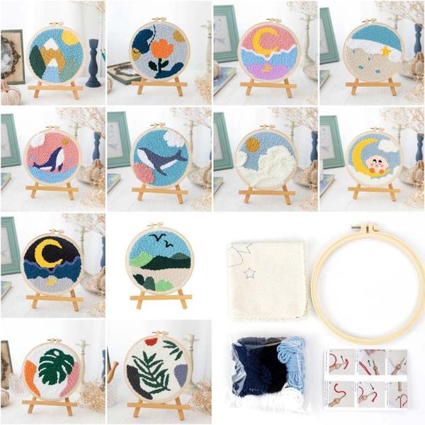 

other arts and crafts sewing accessories handmade diy needle thread embroidery hoop cross stitch kit punch sets