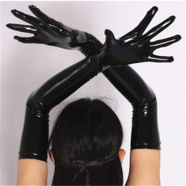 

party masks 100% latex 3d moudld fetish opera long gloves rubber moulded