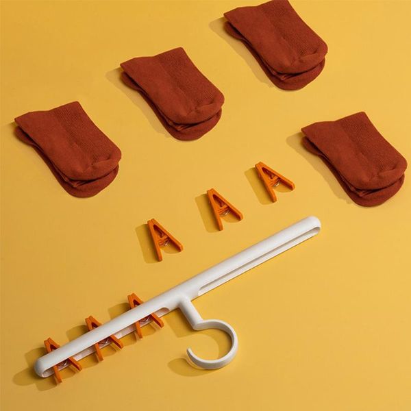 

laundry with drying clips bras balcony underwear multifunction socks portable clothes pp foldable clip hangers home bathroom & racks