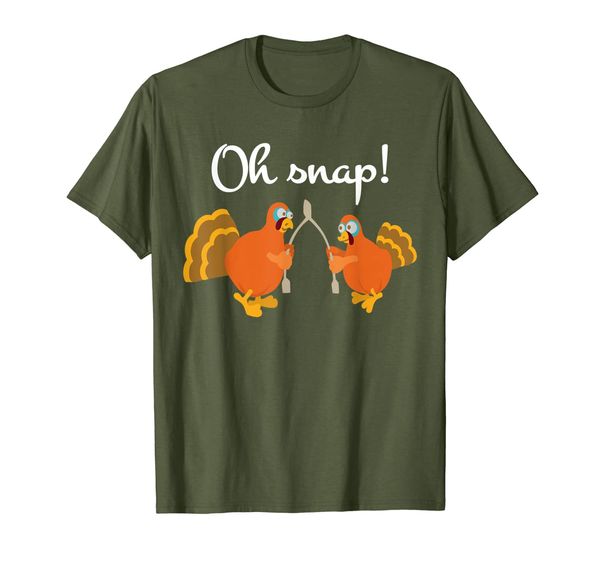

thanksgiving tshirt oh snap shirt turkey wishbone, White;black
