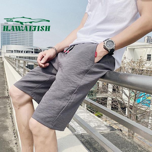 

men's shorts summer casual quick-drying breathable sports five-point pants fashion beach, White;black