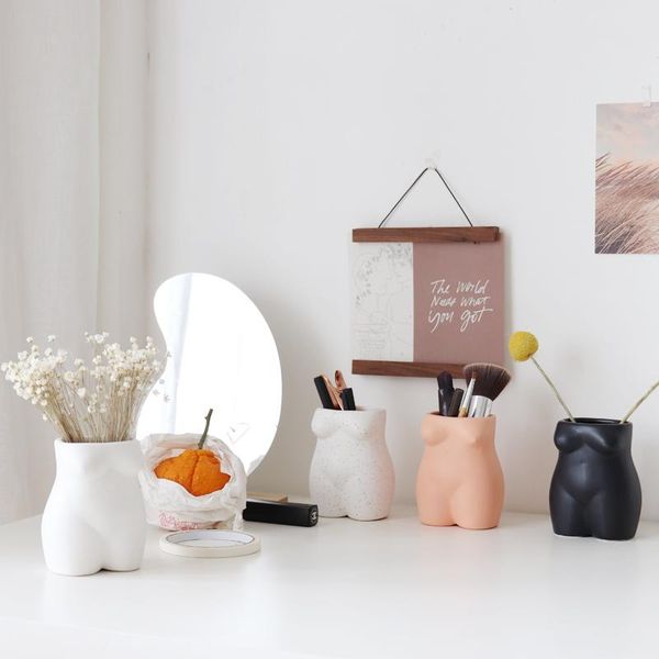 

body art vase decoration pen holder storage multi-function deskornaments home decorat crafts vases