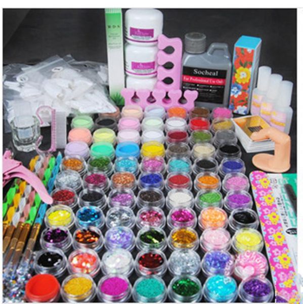 

nail art kits manicure tool set crystal potherapy shop starter powder glitter gel