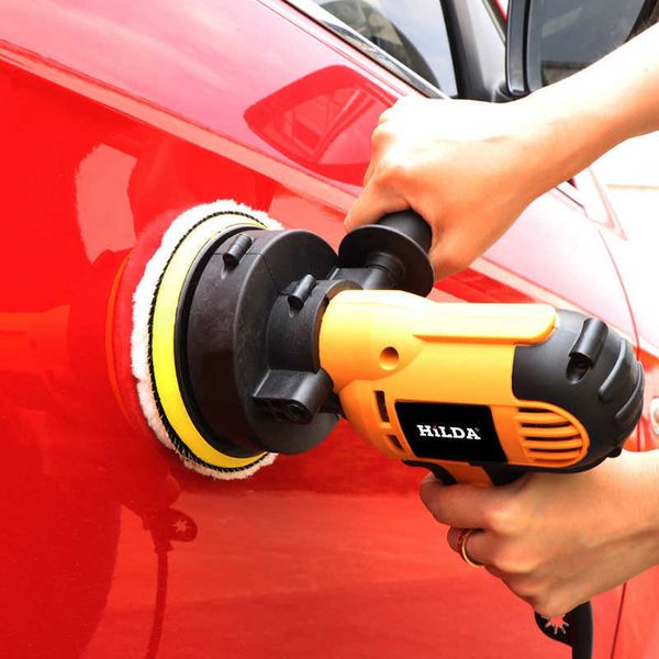 Elektrikli Araba Parlatıcı Makinesi 110 V 600-3700 RPM 70 W Oto Parlatma Makinesi 6 Hız Santri Lehçe Ağda Araçları Araba Aksesuarları Araba