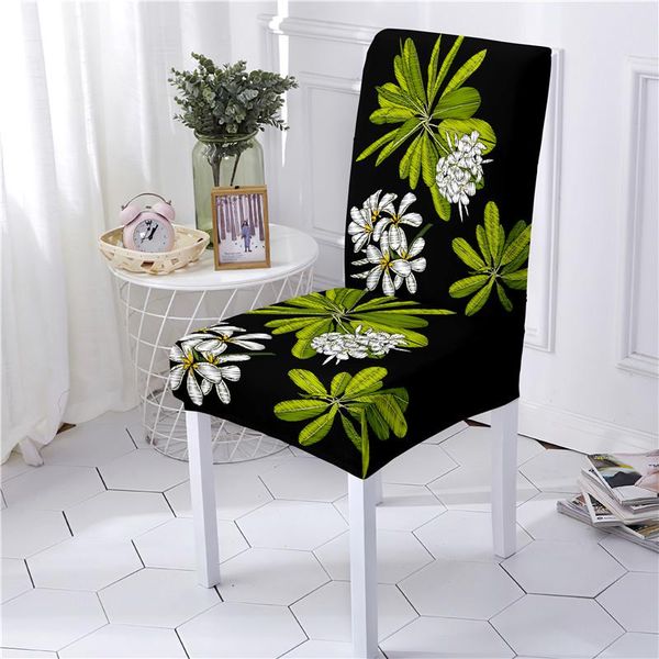 

chair covers 1/2/4/6 pcs leave flower dining cover elastic slipcover case stretch cushion for office wedding banquet