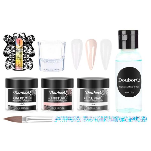 

nail art kits 1 set delicate glitter powder crystal diamond supplies