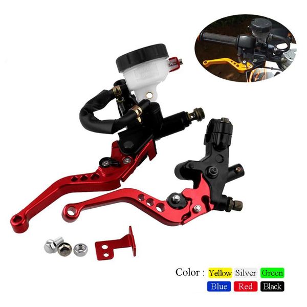 

handlebars cnc universal 7/8'' 22mm front brake clutch master cylinder reservoir levers motorcycle modified horn handbrake