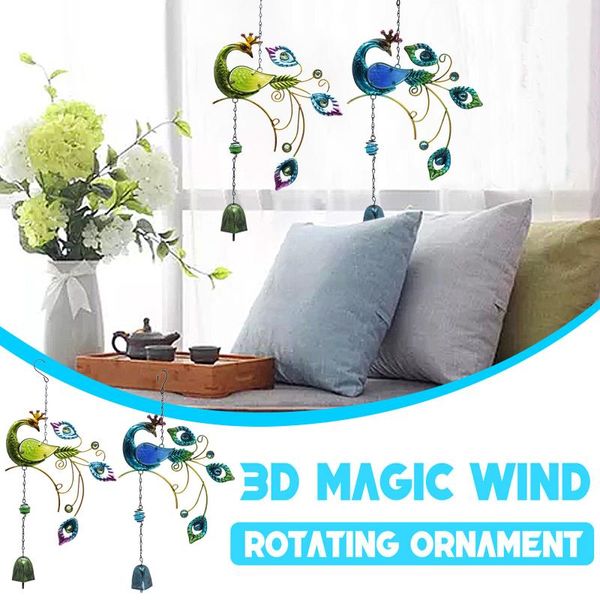 

#50 chimes metal crafts painted ornaments creative bell pendants diy craft home decoration accessories garden party decorative objects & fig