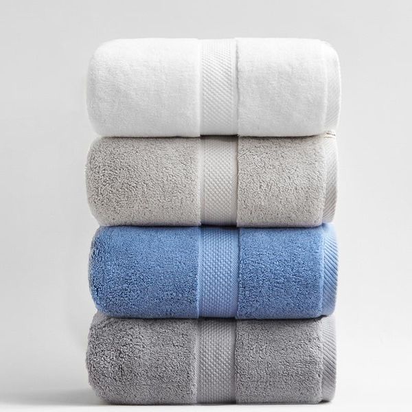 

towel 100%combed cotton bath larger and thicker towels for bathroom spa el quality soft absorbent shower 800g 1pc