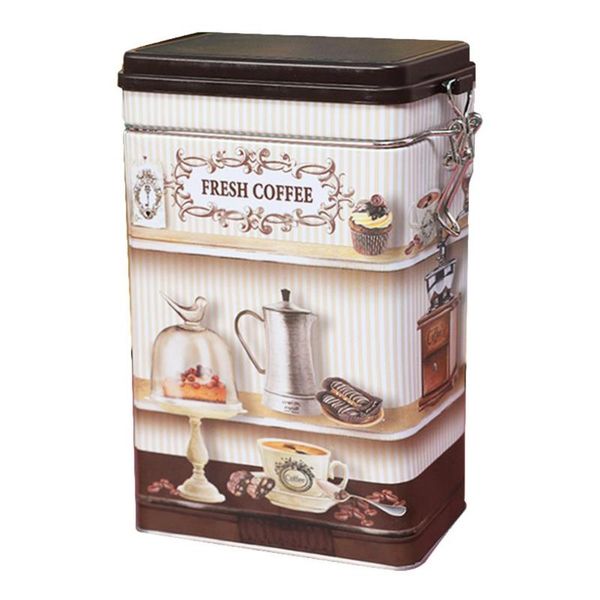 

gift wrap instant coffee canister 12.2x7.9x19.6cm/4.8x3.11x7.72in kitchen canisters convenient airtight storage container for beans