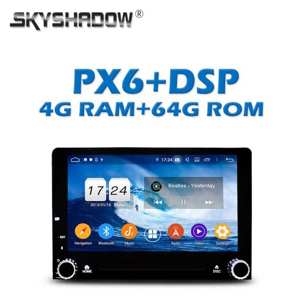 

player px6 car dvd dsp ips android 9.0 4gb + 64gb rom bluetooth 4.2 wifi gps map ahd rds radio for kia rio 2021 turkey