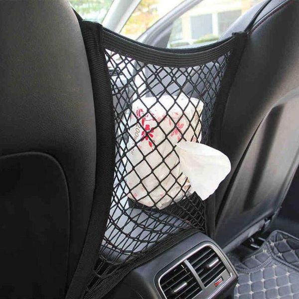 

car organizer 20 pcs strong elastic mesh net bag between seat back storage luggage holder pocket for styling