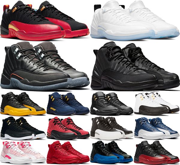 

basketball shoes 12s 12 super bowl lagoon pulse indigo cherry dark concord fiba university gold ice cream men trainers sports sneakers