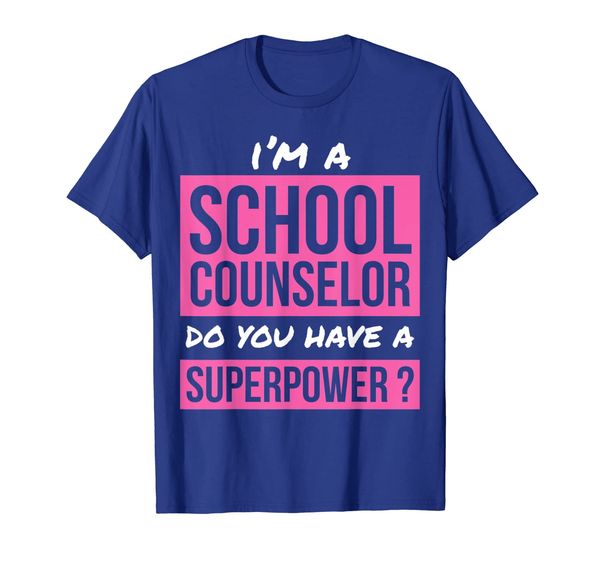

i'm a school counselor do you have a superpower t shirt gift, White;black