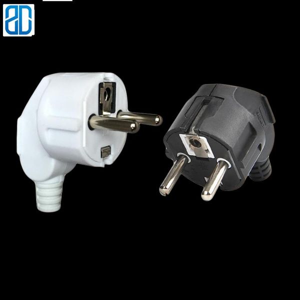 

smart power plugs eu ac adapter socket 16a 250v connector cable electrical plug white black male converter adaptor detachable