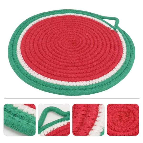 

mats & pads 1pc tableware mat household placemat decorative fruit style place protection