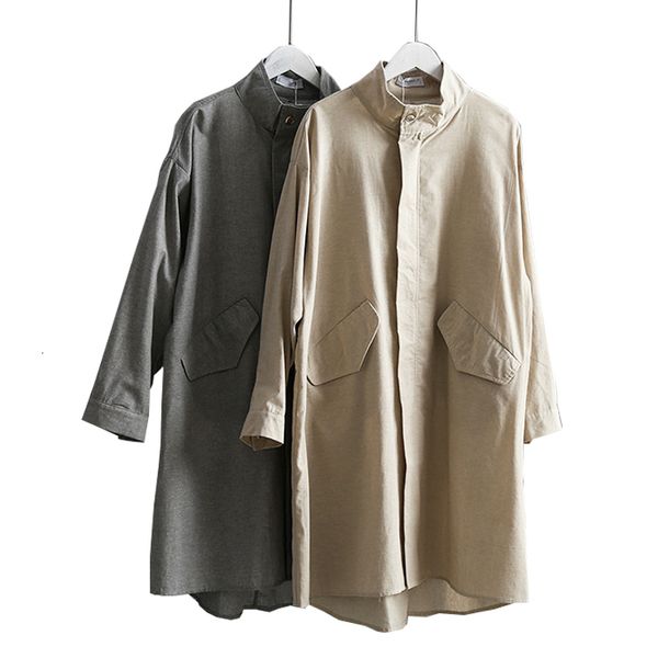 

wool Spring Cotton Material Long Boyfriend Feminino Tops Women Jacket Thin Coat Outerwear, Black