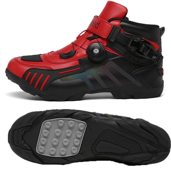 

latest cycling shoes men and women motorsports mountain bike sports ahoes 38-47 size footwear, Black