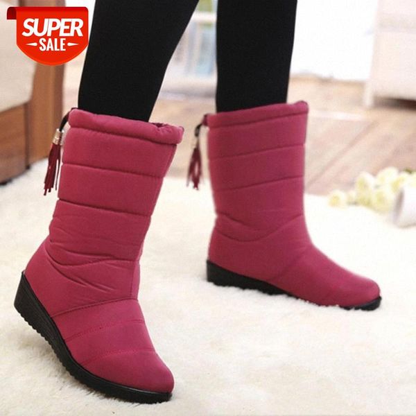 

shoes woman warm fur women platform boots fashion snow boots women's winter warm snow footwear winter shoes botines mujer #a334, Black