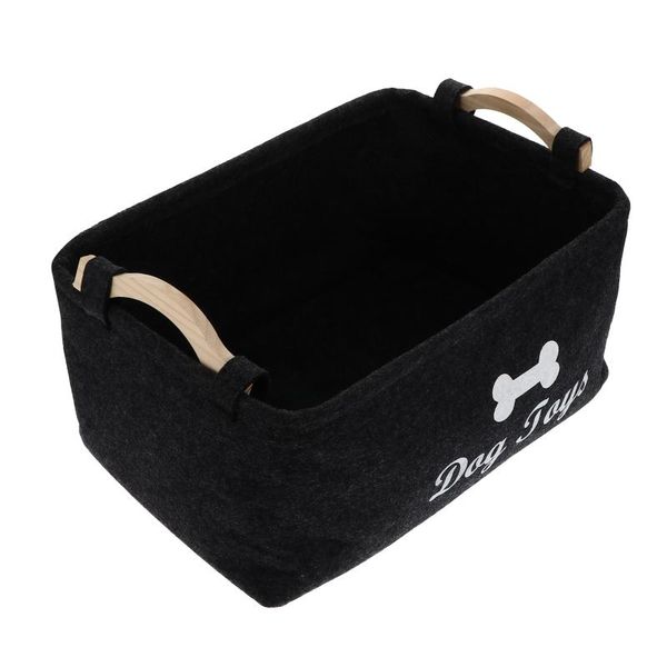 

dog apparel pet and accessory storage bin felt basket chest organizer container