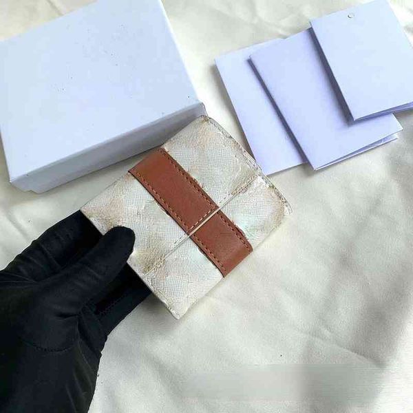 

evening bags 2021 luxury designer triomphe wallet retro printing clutch leather old flower small card holder multi-card high sense