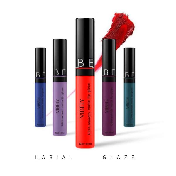 

liquid lip gloss matte set shimmer glitter waterproof long lasting makeup lipstick gift for women girls