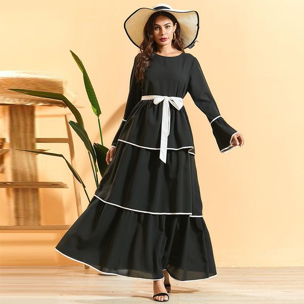 

ramadan eid mubarak black dubai kaftan abaya turkey hijab muslim dress turkish islamic clothing african dresses for women robe, Red