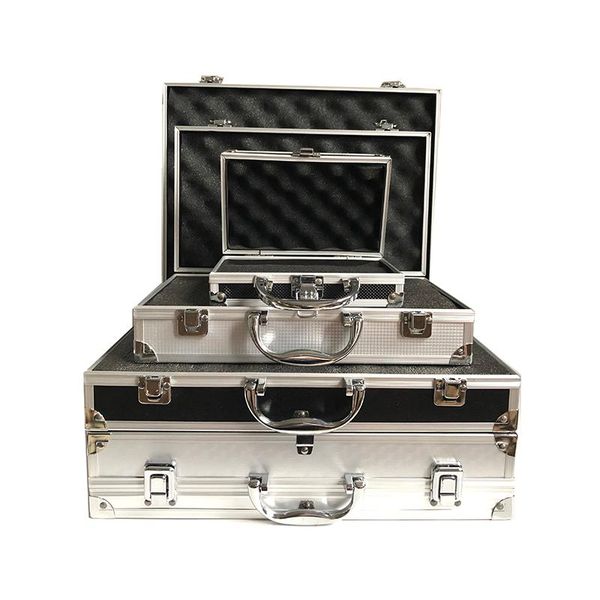 

tool organizers portable aluminum alloy box profile safety equipment instrument outdoor impact resistant with sponge